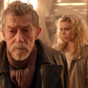 Picture shows; JOHN HURT as The Doctor and BILLIE PIPER as Rose Tyler in the 50th Anniversary Special - The Day of the Doctor